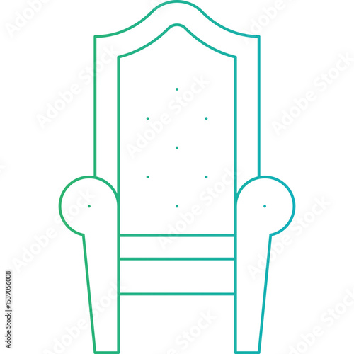 Chair single icon vector illustration