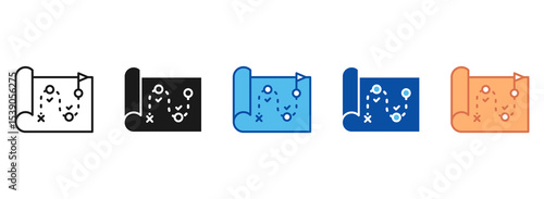 Direction Icon Set Multiple Style Collection
