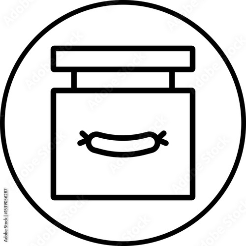 Jar single icon vector illustration