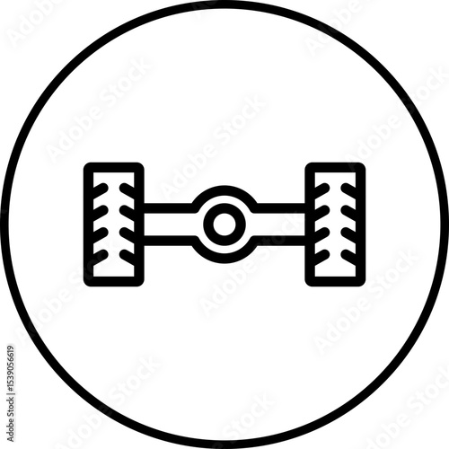 Tyres single icon vector illustration