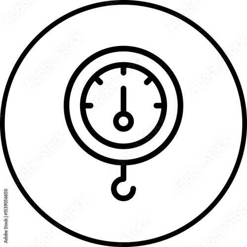 Weight machine single icon vector illustration