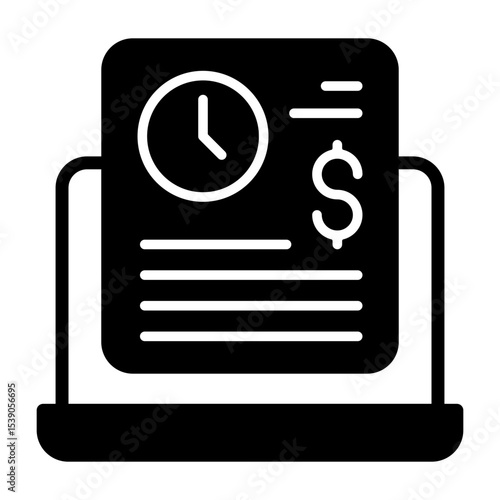 Project Deadline Vector Icon