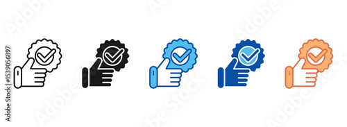 Excellence Icon Set Multiple Style Collection