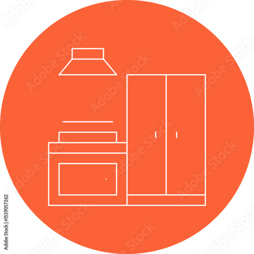 Kitchen appliances single icon vector illustration