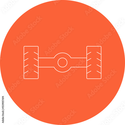 Tyres single icon vector illustration
