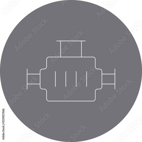 Engines single icon vector illustration