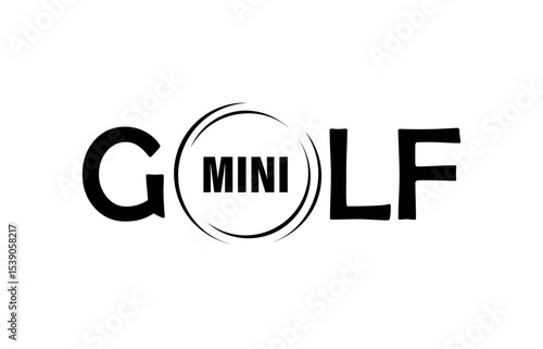mini golf icon	