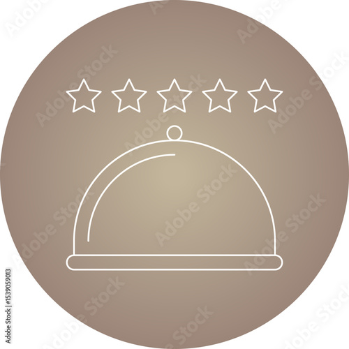 Dish single icon vector illustration
