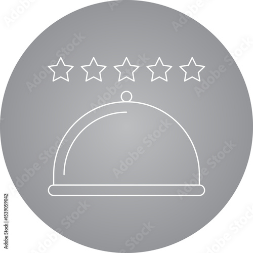Dish single icon vector illustration