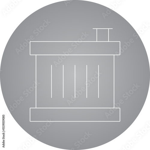 Engine single icon vector illustration