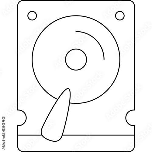 Memory single icon vector illustration