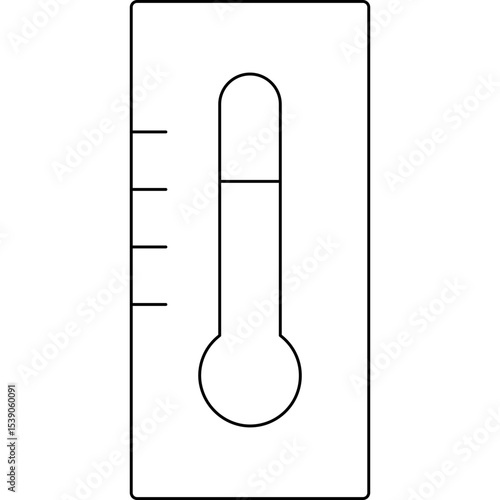 Tempreature single icon vector illustration