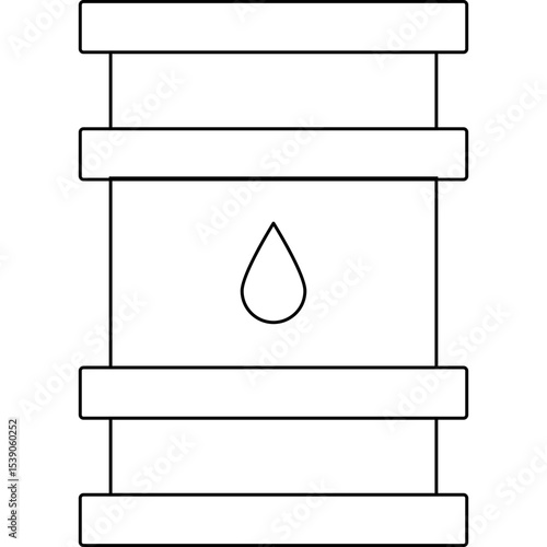 Barrel single icon vector illustration