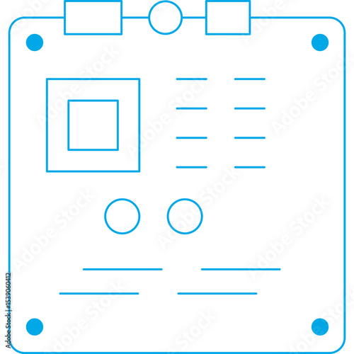 GPU single icon vector illustration