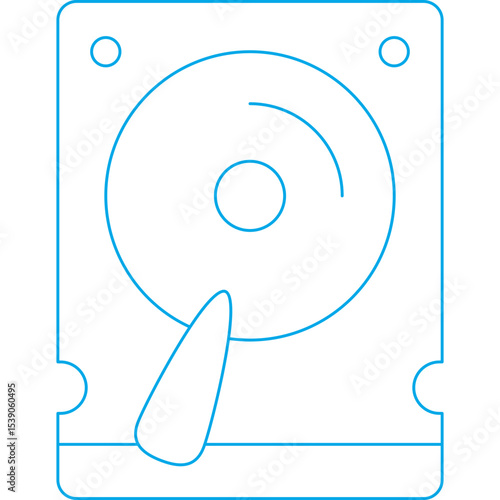 Memory single icon vector illustration