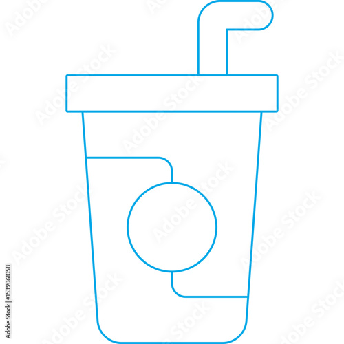 Drink single icon vector illustration