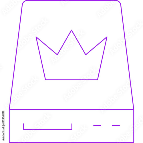 Drawer single icon vector illustration