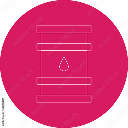 Barrel single icon vector illustration