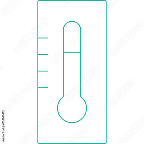 Tempreature single icon vector illustration
