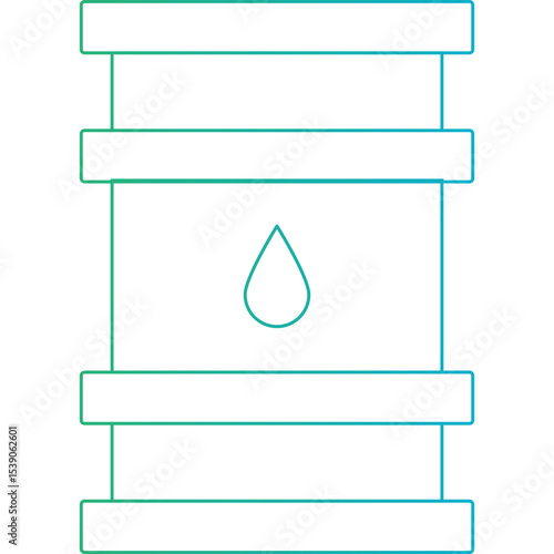 Barrel single icon vector illustration