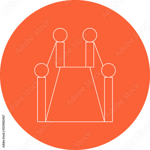 Ramp single icon vector illustration