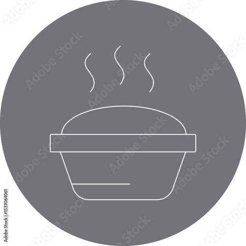 Pancake single icon vector illustration