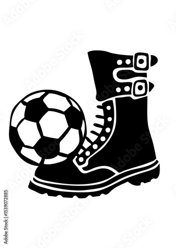 football  rangers chaussure militaire ballon logo club