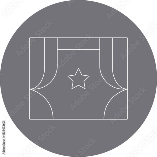 Cinema single icon vector illustration