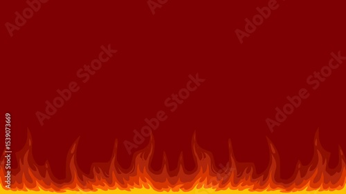 fire looping animation, ideal for transitions, video effects, game UI, or fiery scenes in cinematic and motion graphics