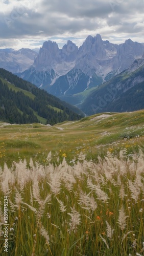 Majestic mountain landscape...