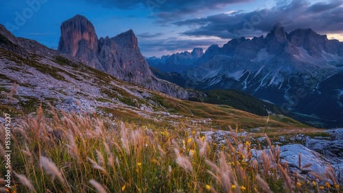 Majestic mountain landscape...