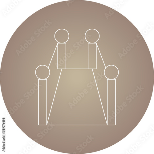 Ramp single icon vector illustration