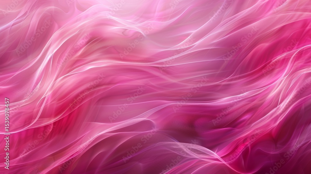 Obraz premium Abstract Pink Waves: A Serene Visual Symphony