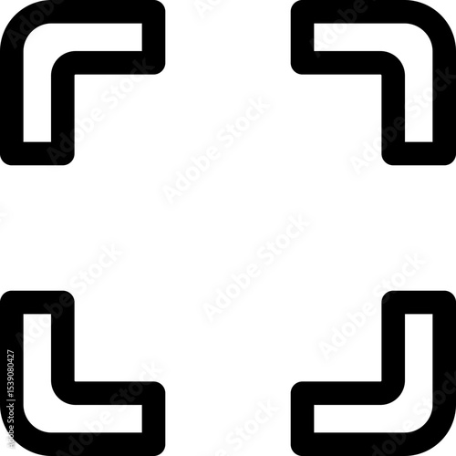 Full screen single icon vector illustration