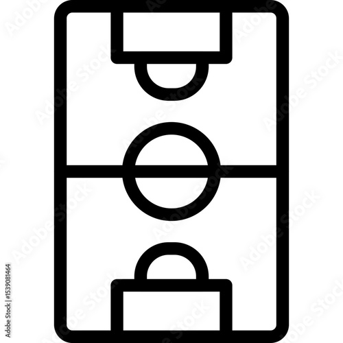 Tennis court single icon vector illustration