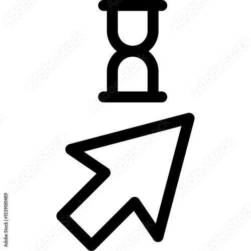 Timer single icon vector illustration