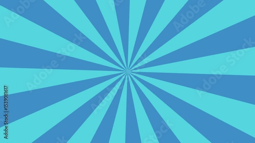Blue Retro sunburst background suitable for digital marketing materials, website backgrounds, and social media graphics. gradient blue color spiral background animation.