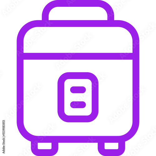 Cooker single icon vector illustration