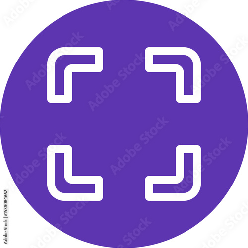 Full screen single icon vector illustration