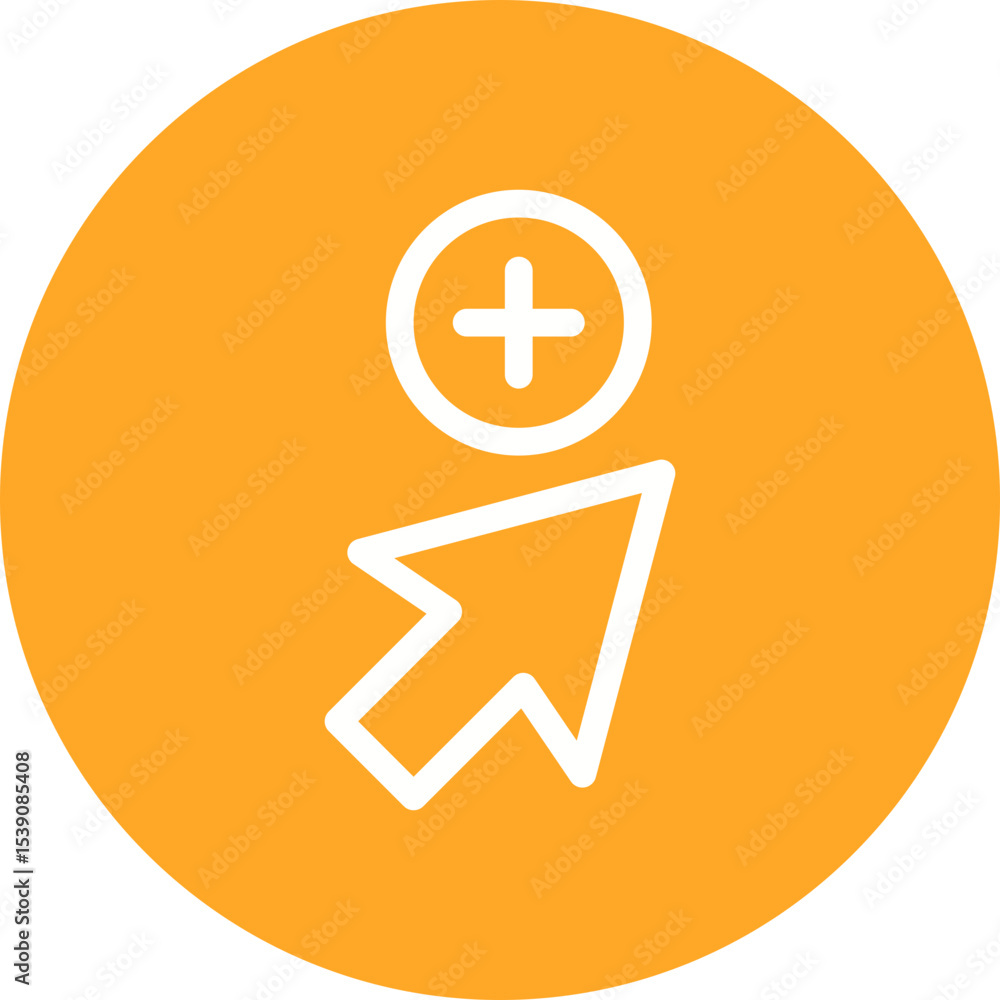 Obraz premium Add button single icon vector illustration