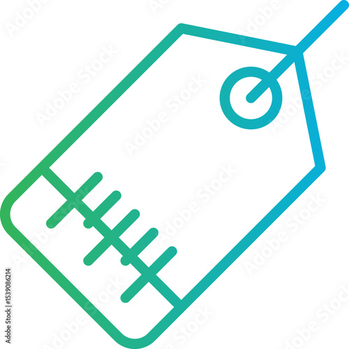 Tag single icon vector illustration