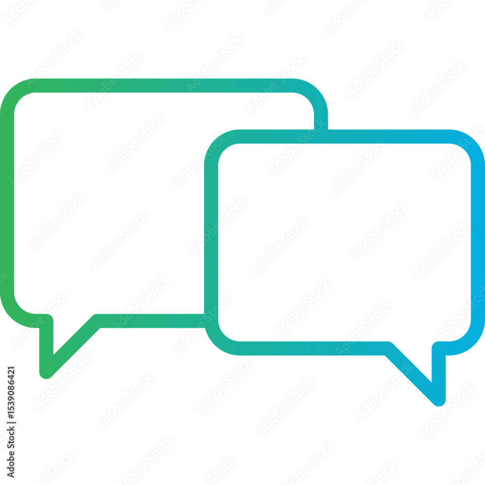 Fototapeta premium Chat single icon vector illustration