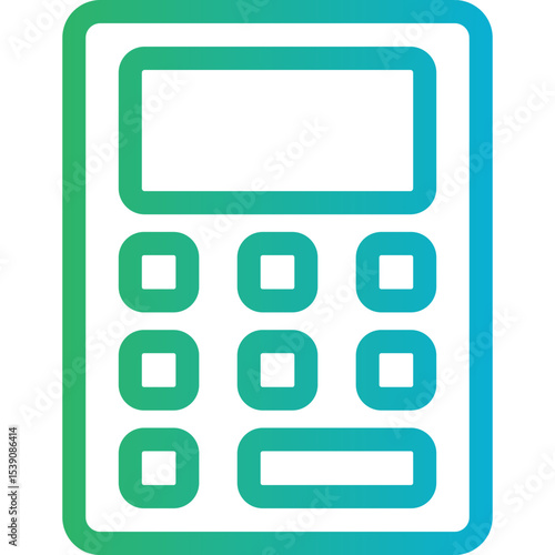 Calculator single icon vector illustration