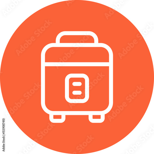 Cooker single icon vector illustration