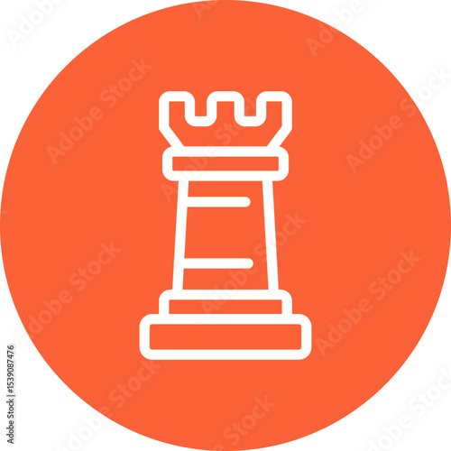 King single icon vector illustration