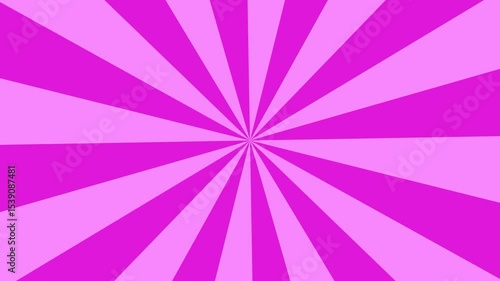 light pink color retro background for comic book. Abstract background with rays. A vibrant purple retro sunburst background with rotating cartoon rays. optical illusion motion graphics digital art