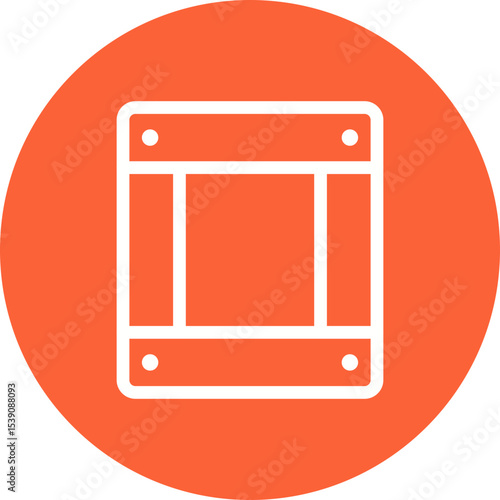 Box single icon vector illustration