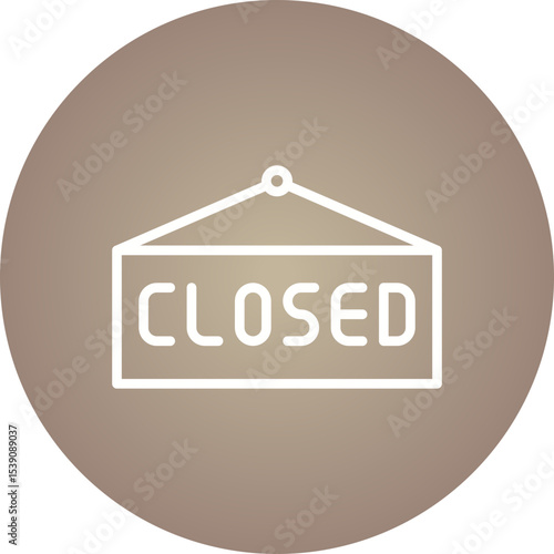 Close single icon vector illustration