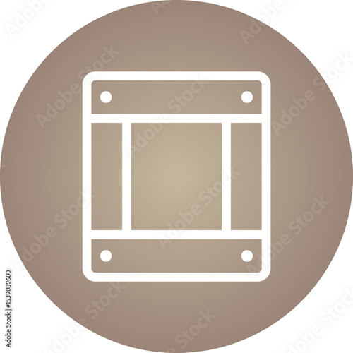 Box single icon vector illustration