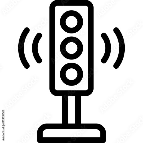 Signals single icon vector illustration